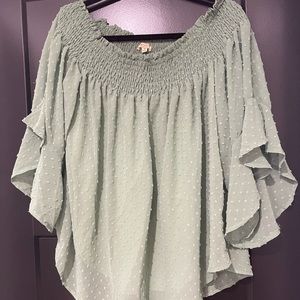 Kori short sleeve top , size medium